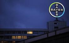 Le logo de la firme Bayer à Berlin le 24 novembre 2009