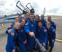 La dernière sélection de candidats astronautes de la Nasa (sept hommes et cinq femmes), dont certain