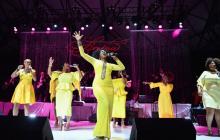 Un concert a rendu hommage à Aretha Franklin à la veille de ses funérailles, le 30 août 2018 à Detroit