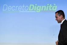 Le "décret-loi dignité" est le cheval de bataille du vice-Premier ministre Luigi Di Maio