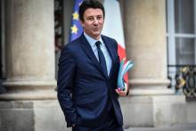 Benjamin Griveaux, le porte-parole du gouvernement, quitte l'Elysée le 31 août 2018