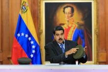 Le président du Venezuela, Nicolas Maduro, lors de son allocution télévisée, le 7 août 2018