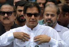 L'ex-champion de cricket Imran Khan à Islamabad au Pakistan, le 25 juillet 2018