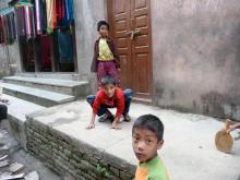 Des enfants au Népal.