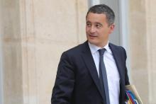 Gérald Darmanin, ministre de l'Action et des Comptes publics, sortant du Conseil des ministres qui s'est tenu au Palais de l'Élysée le 5 septembre 2018.