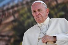 Le pape François, le 15 septembre 2018 à Palerme, en Sicile