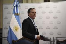 Le ministre argentin de l'Économie Nicolas Dujovne, le 17 septembre 2018 à Buenos Aires