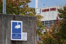Le laboratoire Spiez associé à l'enquête Skripal, le 14 septembre 2018 à Spiez, à 40 km de la capitale suisse