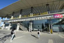 La nouvelle gare TGV de Montpellier le 2 septembre 2018