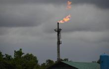 Une raffinerie de Chevron dans le sud pétrolier du Nigeria, le 28 mars 2018