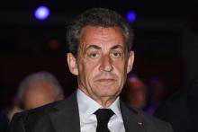 L'ex président Nicolas Sarkozy le 20 avril 2018