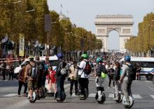 Journée sans voitures en 2017 à paris