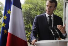 Emmanuel Macron en Martinique le 27 septembre 2018