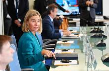 La cheffe de la diplomatie européenne Federica Mogherini, le 24 septembre 2018 à New York