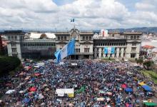 Manifestation à Guatemala pour demander la démission du président Jimmy Morales, le 20 septembre 2018