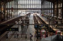 Gare du Nord à Paris, le 24 avril