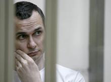 Le cinéaste ukrainien Oleg Sentsov pendant son procès à Rostov-sur-le-Don, en Russie, le 21 juillet 2015