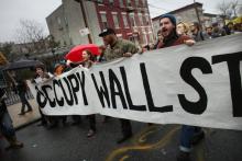 Le mouvement "Occupy Wall Street", ici à ses débuts, en décembre 2011, à New York, a laissé des traces sur la jeunesse américaine