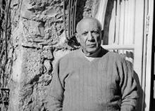 Le peintre Pablo Picasso le 3 février 1968