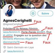 Agnès Cerighelli, LREM, Mensonges, Fake News