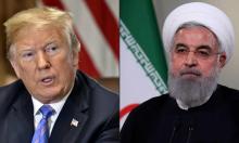 Montage photo montrant les présidents américan, Donald Trump (g), et iranien, Hassan Rohani