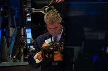 Trader sur le parquet du New York Stock Exchange le 6 septembre 2018