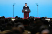Le président chinois Xi Jinping ouvre un sommet Chine-Afrique, le 3 septembre 2018 à Pékin