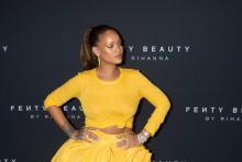 Rihanna célèbre le lancement de sa marque de cosmétiques, Fenty Beauty by Rihanna, le 7 septembre 20