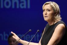 Marine Le Pen le 16 septembre 2018 à Fréjus
