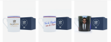 Les mugs proposés par la boutique de l'Elysée