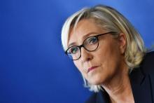 Marine Le Pen, présidente du Rassemblement National, à Rome, le 08 octobre 2018