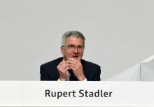 L'ex-patron du constructeur automobile Audi Rupert Stadler le 18 mai 2017 à Neckarsulm, en Allemagne
