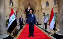 Le nouveau président irakien Barham Saleh à Bagdad, le 3 octobre 2018.