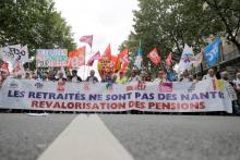 Manifestation pour la revalorisation des pensions de retraite, le 14 juin 2018 à Paris