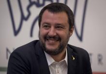 Matteo Salvini à Rome le 17 octobre 2018