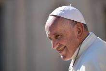 Le pape François lors de l'audience générale du 10 octobre au Vatican où il a comparé l'avortement au "recours à un tueur à gages pour résoudre un problème"