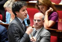 Le nouveau ministre chargé du Logement Julien Denormandie à l'Assemblée nationale le 9 octobre 2018