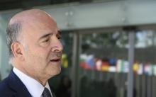 Pierre Moscovici à Luxembourg, le 1er octobre 2018