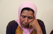 La mère de l'auteure de l'attentat kamikaze qui a fait 20 blessés à Tunis, durant un entretien avec l'AFP, dans la région de Mahdia (est), le 30 octobre 2018