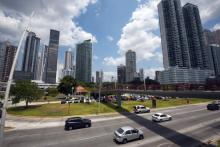 Une vue de Panama City, le 4 avril 2016