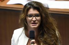 La Secrétaire d'Etat à l'Egalité femmes-hommes Marlène Schiappa le 24 juillet 2018 à l'Assemblée nationale