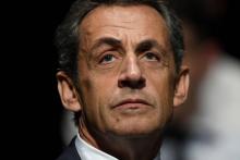 L'ancien président Nicolas Sarkozy aux Sables-d'Olonne, dans l'ouest de la France, le 1er octobre 2018