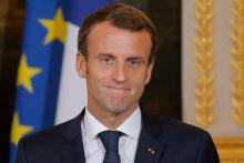 Le Président Emmanuel Macron, le 29 octobre 2018 à Paris