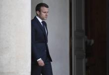 Le président français Emmanuel Macron, le 23 mai 2017 à L'Elysée
