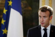 Le président Emmanuel Macron, le 15 octobre 2018 à l'Elysée, à Paris