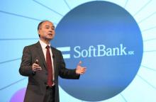 Le patron de SoftBank Group, Masayoshi Son, présente les résultats de l'entreprise, le 7 février 2018 à Tokyo