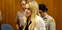 Lindsay Lohan au tribunal.