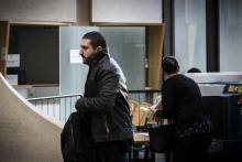 Le trompestiste Ibrahim Maalouf lors de son procès au tribunal de Créteil le 9 novembre 2018