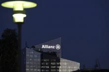 La tour de l'assureur allemand Allianz à La Défense près de Paris en octobre 2018