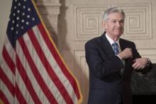 Jerome Powell, le président de la banque centrale américaine, à Washington, le 5 février 2018